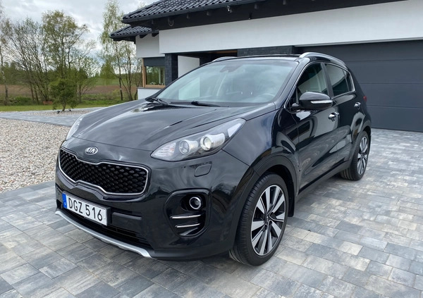 Kia Sportage cena 67900 przebieg: 186000, rok produkcji 2018 z Krzanowice małe 154